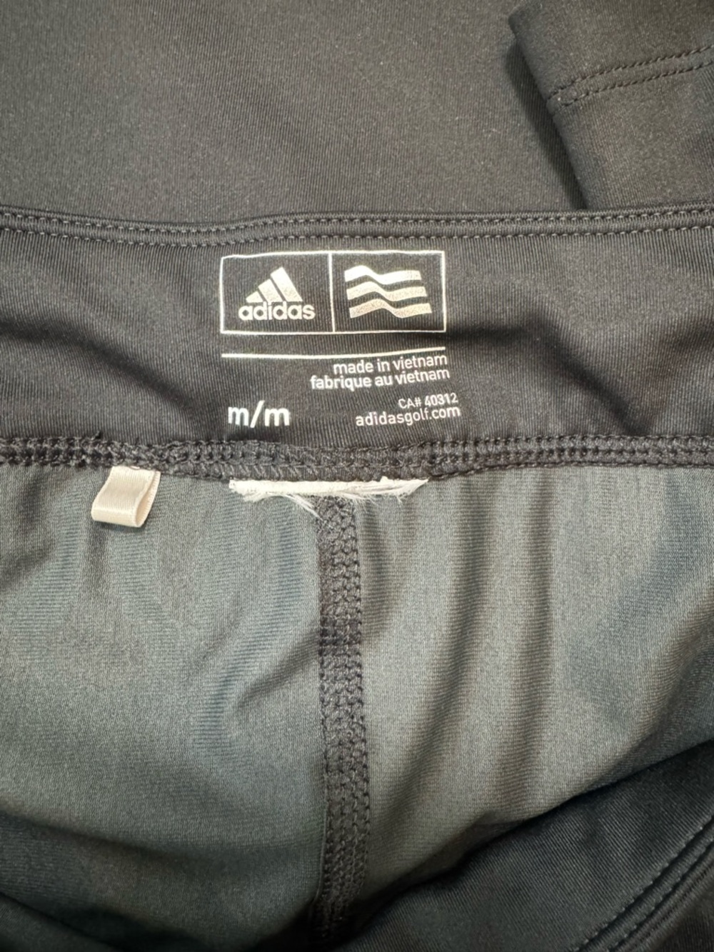 Adidas Women's Black Athletic Golf Tennis Skort Skirt with Ruffles - Picture 8 of 9